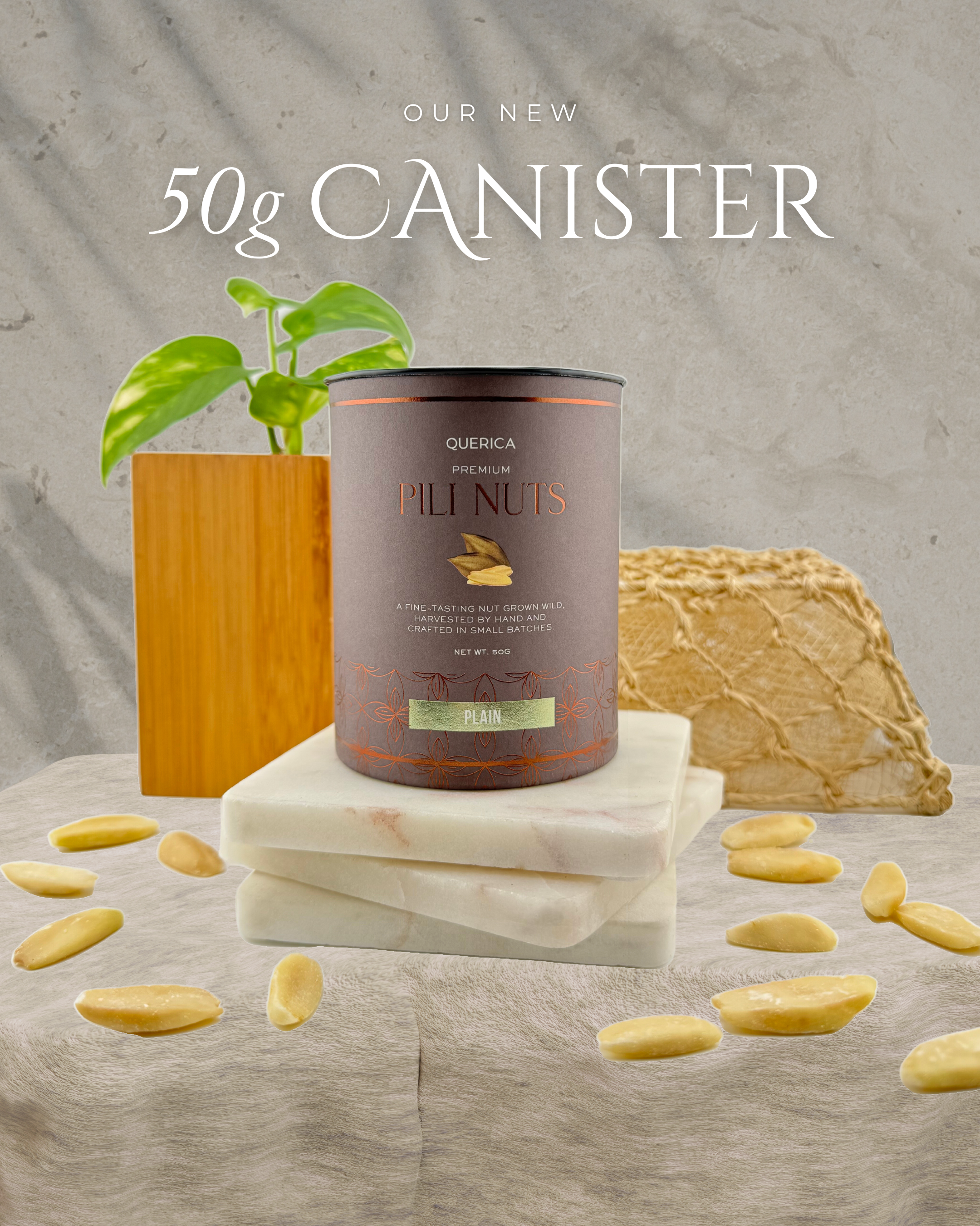 Pili Nuts - Plain 50g Canister